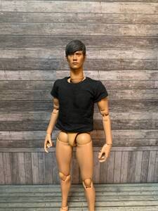 HOT TOYS 1/6 ブラック Tシャツ マッチョ男性ボディ対応 ドール用OF ホットトイズ TBLeague