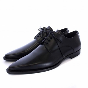 未使用品 ディースクエアード DSQUARED2 Lace-Up Shoes New Punk ABRASIVATO NERO S82LU0068 ビジネスシューズ レースアップ レザー ブラッ