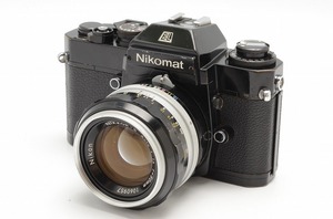 ★良品★ Nikon Nikomat EL NIKKOR-S Auto 50mm F1.4 Body Lens ニコン ニコマート セット 完動 ◆48