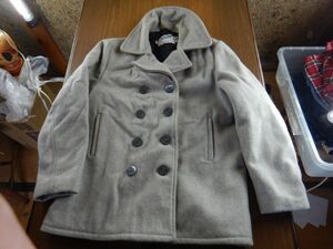 ピーコート　NO.11 U.S.740 PEA JACKET 白クリーム　SCHOTT ショット　42号 アメリカ　ミリタリー　米軍　USA 米国 女性ならXLサイズ