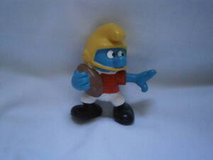 ビンテージ　スマーフ　American Football Smurf　アメリカン・フットボール・スマーフ　1981年　#20132