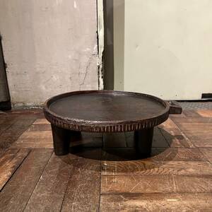 Vintage コーヒーテーブル Coffee Table エチオピア製 Ethiopia 骨董民具 アフリカ民藝 手仕事 ハンドメイド ハンドクラフト 伝統工芸