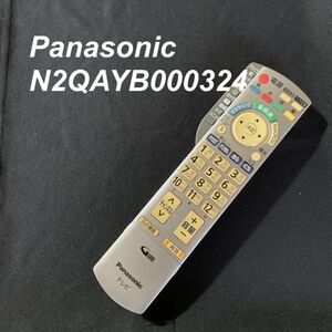 パナソニック Panasonic N2QAYB000324 リモコン テレビ 液晶 赤外線チェック済 清掃 除菌済み 中古 RC2570