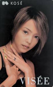 【未使用】安室奈美恵 テレカ 50度 VISEE