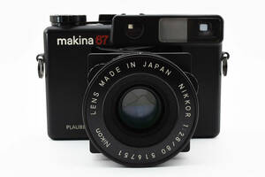 ★訳あり大特価★ プラウベル マキナ PLAUBEL MAKINA 67 NIKKOR 80mm F2.8 ★シャッター全速OK！・露出計動作！　　　0323#121 #5801