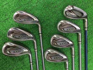 【1円スタート】DUNLOP XXIO レディース アイアン 7本セット（XXIO7・8混合） MP800/6i（1本） MP700/7～9・P・A・S（6本） フレックスL