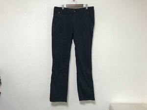 本物フレッドペリーFREDPERRYコットンワークパンツスーツミリタリービジネスアメカジサーフメンズ紺ネイビーM