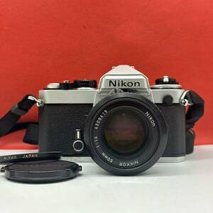 ◆ Nikon FE フィルムカメラ 一眼レフカメラ ボディ NIKKOR 50mm F1.4 Ai レンズ ジャンク ニコン