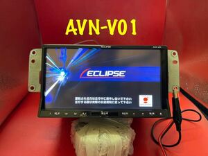 即決★ECLIPSE AVN-V01 SDナビ動作品★2011年地図/TV内蔵/DVD/CD/MP3/SD/USB/iPod対応 イクリプス ★