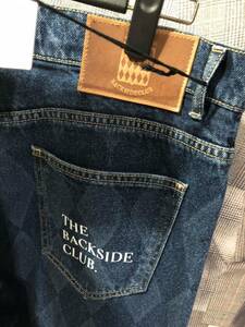 BackSideClub バックサイドクラブ PDL 740 VENICE MONACO デニムパンツ ダークブルー　FK