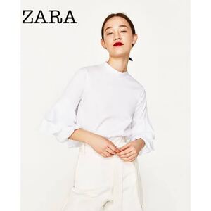 sale!新品タグ付☆ZARAザラ☆レイヤーパフスリーブカットソー