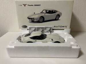 オートアート プレミアム 1/18 トヨタ 2000GT ホワイト ワイヤースポークホイール AUTOart MILLENNIUM Aa TOYOTA