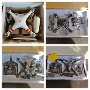 kydkt ドローン4台セット DJI PHANTOM3 STANDARD 1台 / HOLY STONE HS-SERIES HS200 3台 動作未確認