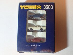 絶版品 美品 TOMIX 3503 日産セドリック 3台1箱 ヤンキー車 Nゲージ ストラクチャー 乗用車