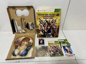 【美品】【Xbox360 ソフト 本体 DEAD OR ALIVE 5 Ultimate コレクターズエディション 付属品ほぼ未使用 デッドオアアライブ5】