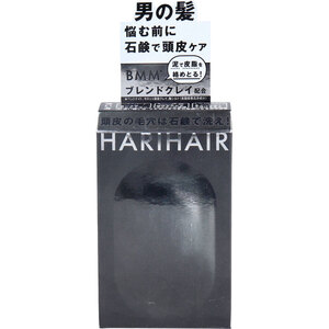 【まとめ買う】HARIHAIR(ハリヘア) 頭髪用石鹸 大人なクールウッドの香り 100g×40個セット