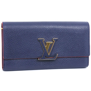 LOUIS VUITTON ルイ・ヴィトン ポルトフォイユカプシーヌ トリヨン M63739 MI3158 長財布 マリーヌルージュ【59100364】中古