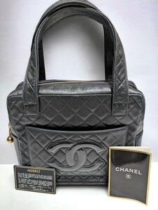 ☆美品☆ CHANEL シャネル マトラッセ ココマーク ハンドバッグ トートバッグ レザー/1円〜 