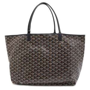 ゴヤール トートバッグ サンルイGM PVC STLOUIGMLTY08CL08P GOYARD ポーチ付き 黒 【安心保証】