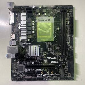 【ジャンク】【1円スタート】マザーボード ASRock B360M Intel 8世代 9世代 35