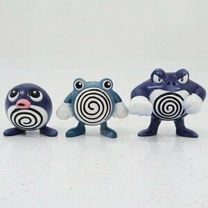 ★中古★トミー ポケモン モンスターコレクション ニョロモ ニョロゾ ニョロボン 3体セット(TOMY/モンコレ/レトロ/当時物)★【TY712】