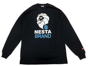 【送料無料】新品NESTA BRAND 長袖Tシャツ ネスタブランド正規品027 Lサイズ ロンT レゲエ ヒップホップ ダンス ストリート系 ライオン