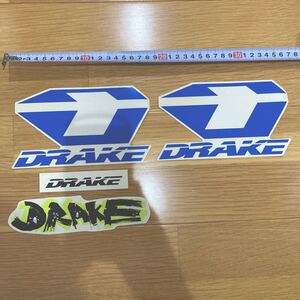 未使用 DRAKE ステッカー 4枚 ドレイク NORTHWAVE ノースウェーブ 工藤　洸平 瀧澤 憲一 SNOW スノーボード バートン シール k2 ムラスポ