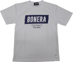 bonera ボネーラ ボックス プラクティスシャツ Sサイズ ホワイト/ネイビー BNR-TDT990-BOX-WT-S