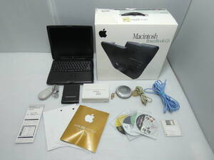 【ジャンク品】Apple Macintosh PowerBook G3 M4753 アップル マッキントッシュ パワーブックG3 マック 各種付属品・箱付 通電確認のみ☆