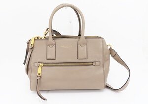 ◇美品【MARC JACOBS マーク ジェイコブス】2WAY レザー トートバッグ M0008899