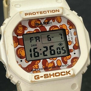 1000本限定 CASIO G-SHOCK A BATHING APE BAPE BABY MILO コラボ マイロ エイプ APE カシオ ジーショック DW-5600VT 腕時計 クオーツ