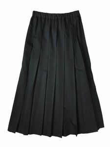 (D) robe de chambre COMME des GARCONS ローブドシャンブル コムデギャルソン AD1998 90s プリーツ ロングスカート M ブラック (ma)