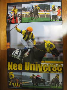 ネオユニヴァース ポスター 日本ダービー ミルコデムーロ 競馬 サラブレ Neo Universe poster Japan derby