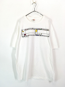 古着 00s Frank Lloyd Wright 近代建築 アート グラフィック Tシャツ 2X