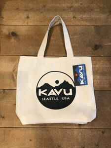 KAVU カブーCircle Logo Tote Bag エコバッグ トートバッグ ショッピング ブラック 新品 未使用 正規品