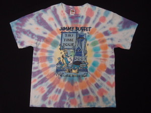 ◆古着卸USA■JIMMY BUFFET☆Tシャツ★★★XL　 Tiki Bar　2003　アメリカ直輸入　SALE お見逃しなく!