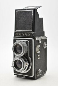 竜D320◆BEAUTY FLEX ビューティー フレックス 二眼レフ フィルムカメラ レンズ:TKK Doimer Anastigmat 1:3.5 f＝8.0cm 部品取り