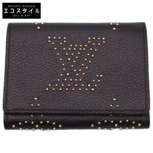 新品同様 LOUIS VUITTON ルイヴィトン M82902 アンプラントスタッズ ポルトフォイユクレア コンパクトウォレット 三つ折り財布 レディース