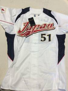 WBC ワールドベースボールクラシック 侍ジャパン・JAPAN 野球 日本代表 ICHIRO イチロー #51 Mizuno Pro ミズノ ユニフォーム 