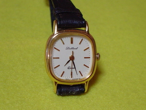 珍品　アンティーク　オリエント　LISBLANK　女性用腕時計　角型　薄型　ホワイト　JAPAN