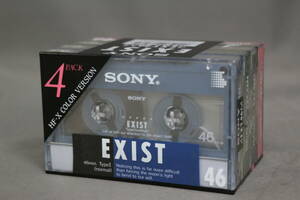 SONY ソニー カセットテープ EXIST 4EXT46M TYPEⅠ ノーマルポジション EXT46P EXT46N EXT46L EXT46G 未使用 未開封 4本