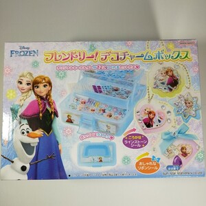 サンスター ディズニー アナと雪の女王 フレンドリー! デコチャームボックス キーホルダーが12個つくれる おもちゃ 定価4378円 y10593-1-H