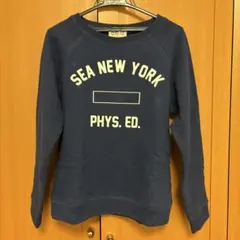 シーニューヨークSEA NEW YORKネイビー スウェットトップス