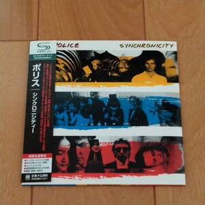 紙ジャケ　　SHM-CD　　　POLICE　　　/　 　　SYNCHRONICITY　　　　　紙ジャケット　　国内盤　　　