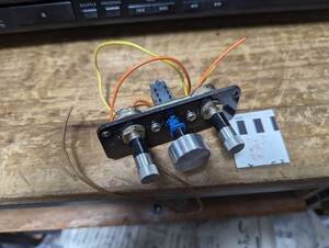 MICRO DD-5 引抜品　回転数切替スイッチ、ボリューム　動作未確認ジャンク