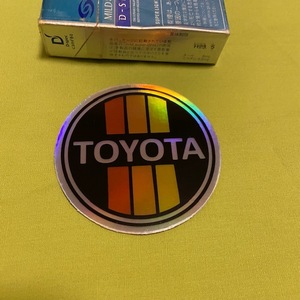 ホログラフィック　REEFMONKEY★ヨタカラー★ラウンドステッカー　 USDM 　トヨタ　TOYOTA　リーフモンキー