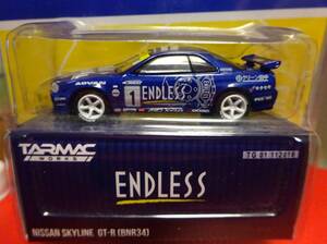 ☆　GREEN LIGHT　ENDLESS　R34 GT-R　ミニカー　1/64　トミカサイズ　未開封品　☆