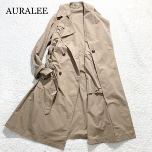 AURALEE FINX POLIESTER BIG TRENCH CORT