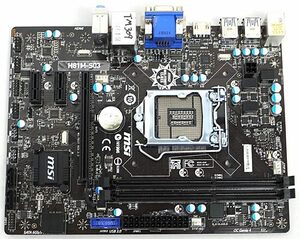 【中古】MSI製 MicroATXマザーボード H81M-S03 LGA1150 [管理:1050004008]