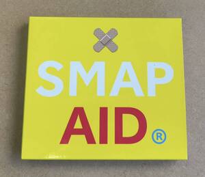 送料無料☆SMAP『SMAP AID』初回限定盤CD☆ハンカチ付き☆ベストアルバム☆黄☆328